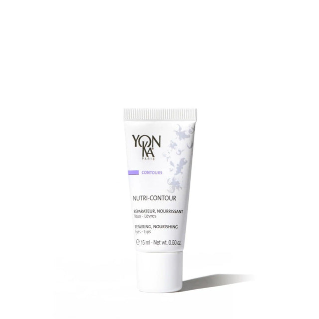 Yonka Nutri-Contour hydrating cream for eyes and lips 15ml tube, minimizes fine lines, suitable for dry and mature skin types.
