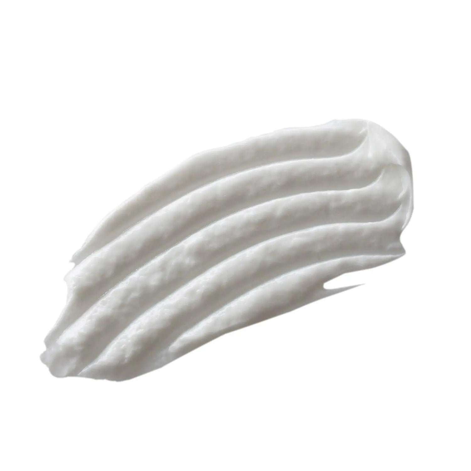 Nutri-cream swatch showcasing fast-absorbing texture and multivitamin blend with essential oils for soft, supple, hydrated skin.