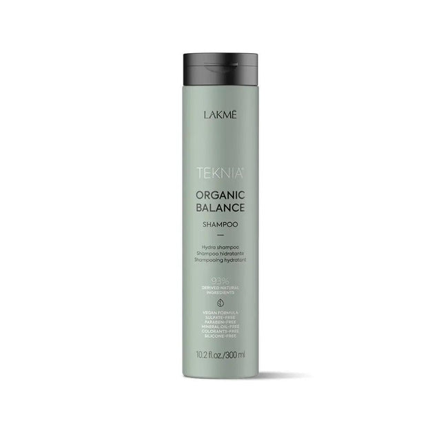 Organic Balance Shampoo with antioxidants, sulfate-free, color-safe, enriched with citrus and ginger fragrance, 300ml bottle.