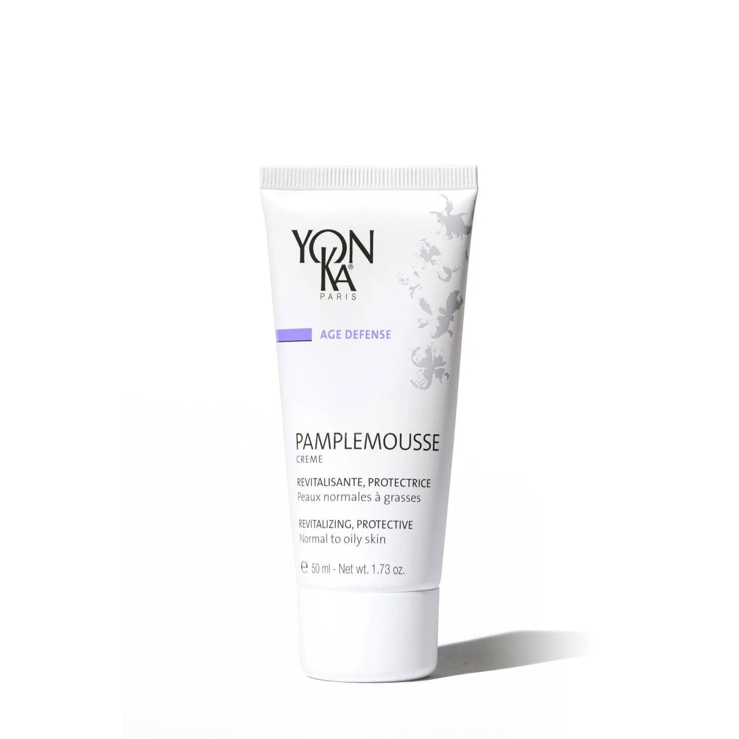 YonKa Pamplemousse cream moisturizer for normal to oily skin, with grapefruit extract to energize and revitalize skin.
