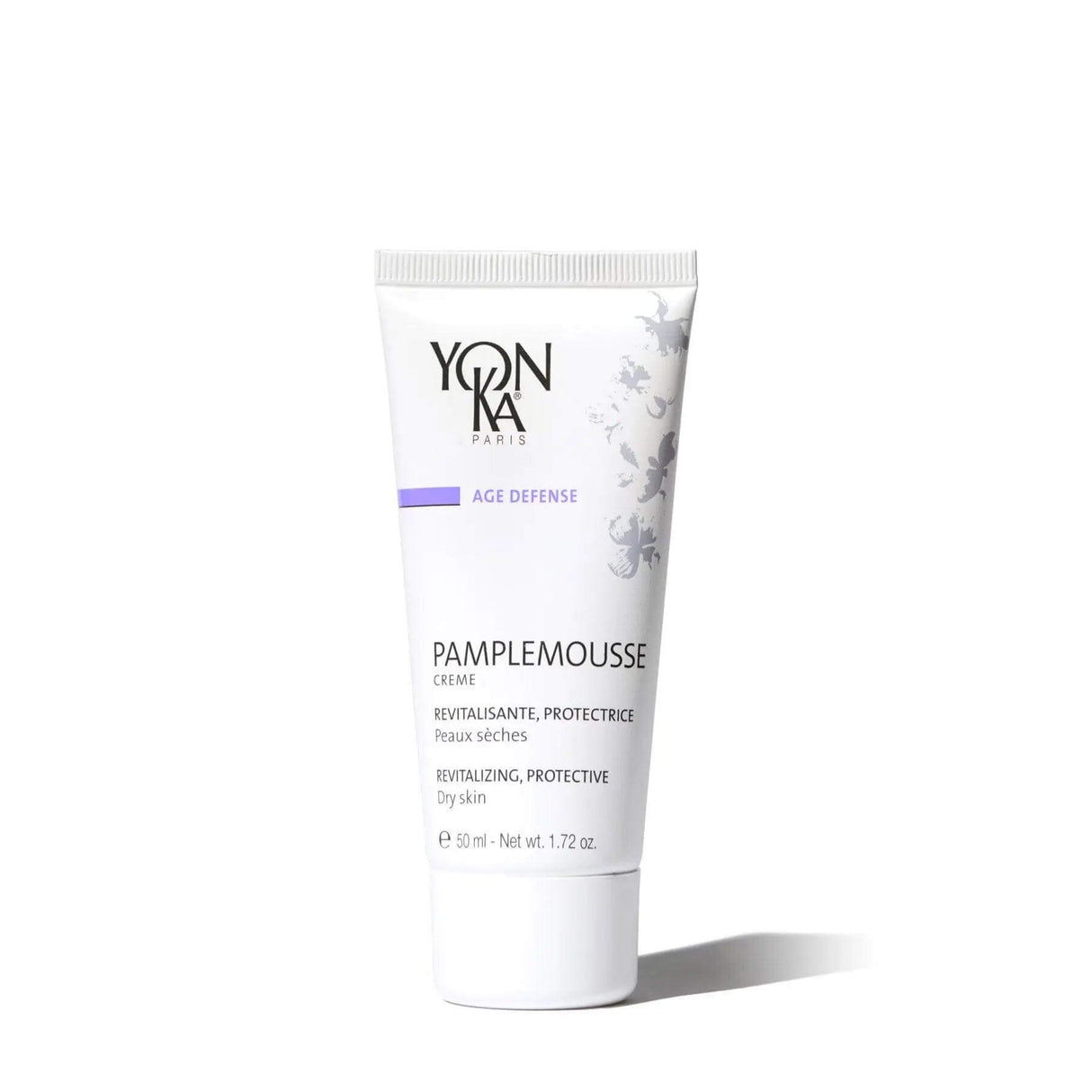Yonka Pamplemousse moisturizer for normal to oily skin with grapefruit extract for energizing and hydrating effects.