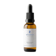 Peptide Complex Serum bottle with anti-aging Tetrapeptides and Sea Fern Extract for hydration and moisture retention.