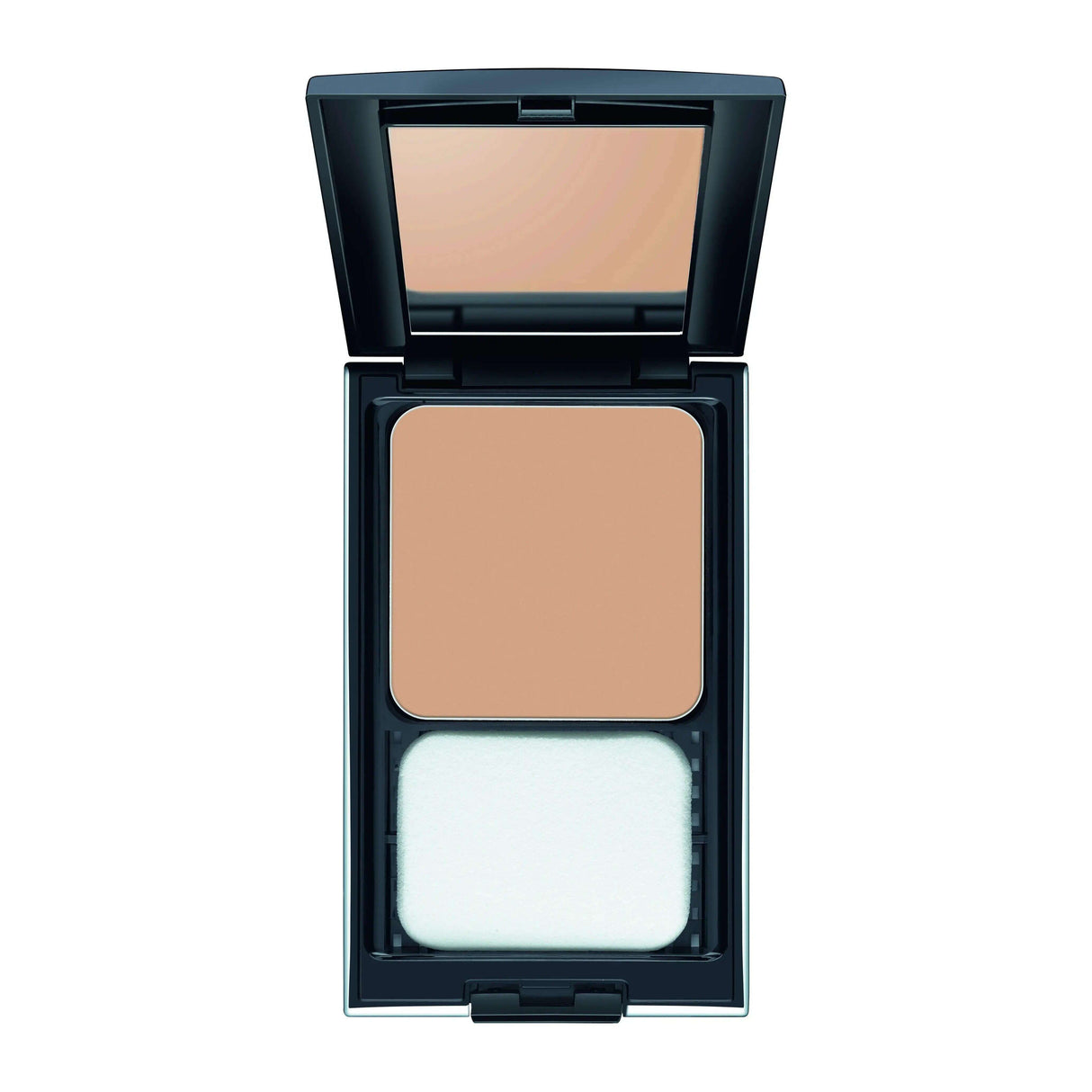 Malu Wilz Perfect Finish Powder Foundation in compact, 9g, multifunctional makeup with matte finish for flawless complexion.