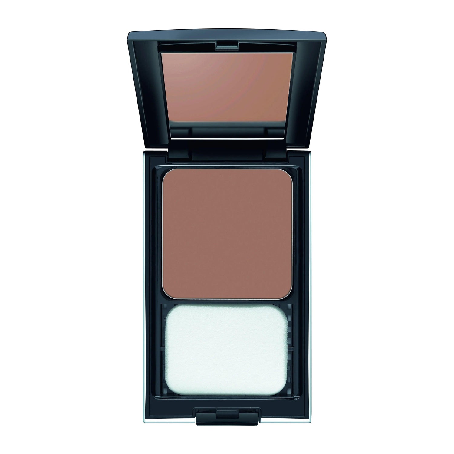 Malu Wilz Perfect Finish Powder Foundation compact with mirror and applicator sponge, 9g