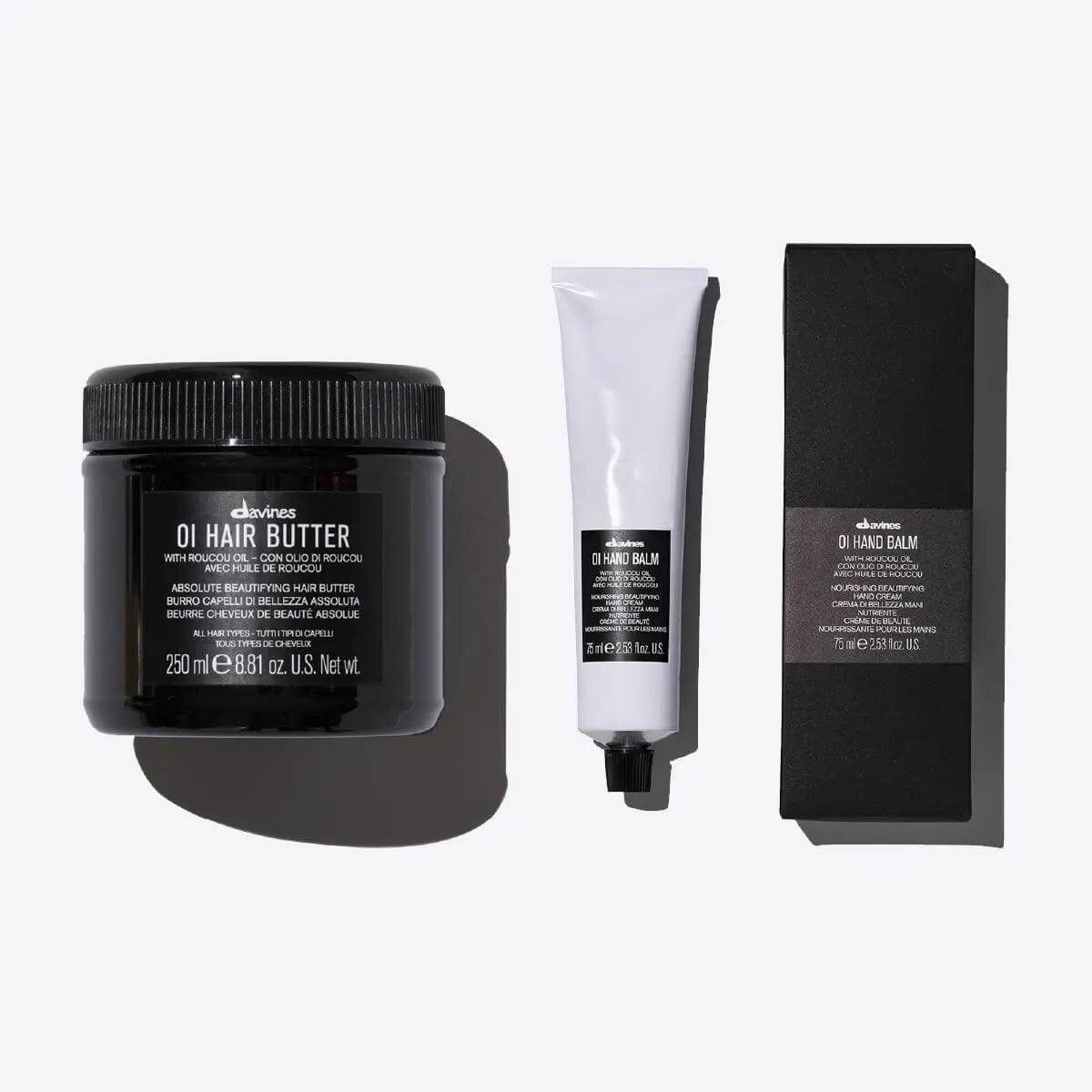 Perfectly Hydrated Hair and Hands Set with OI Hair Butter and Hand Balm