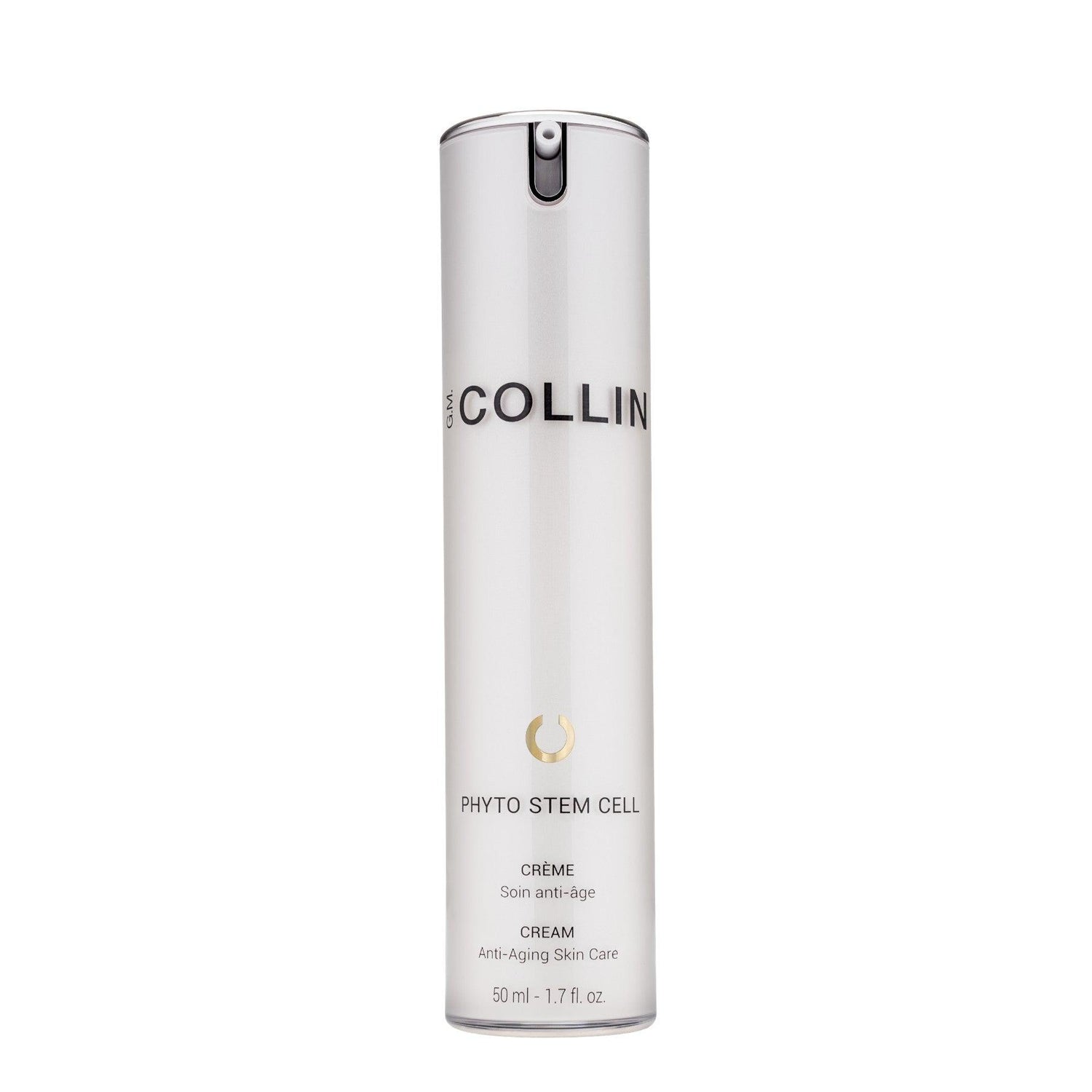 Phyto Stem Cell Plus Cream bottle for anti-aging and wrinkle reduction, offering hydration and rejuvenation for smoother, firmer skin.