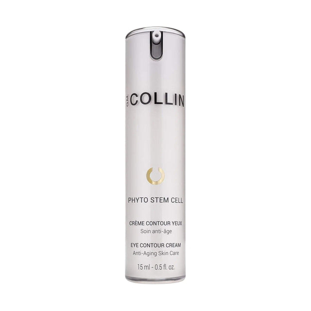 Phyto Stem Cell Eye Contour Cream bottle for reducing dark circles and wrinkles with natural ingredients.