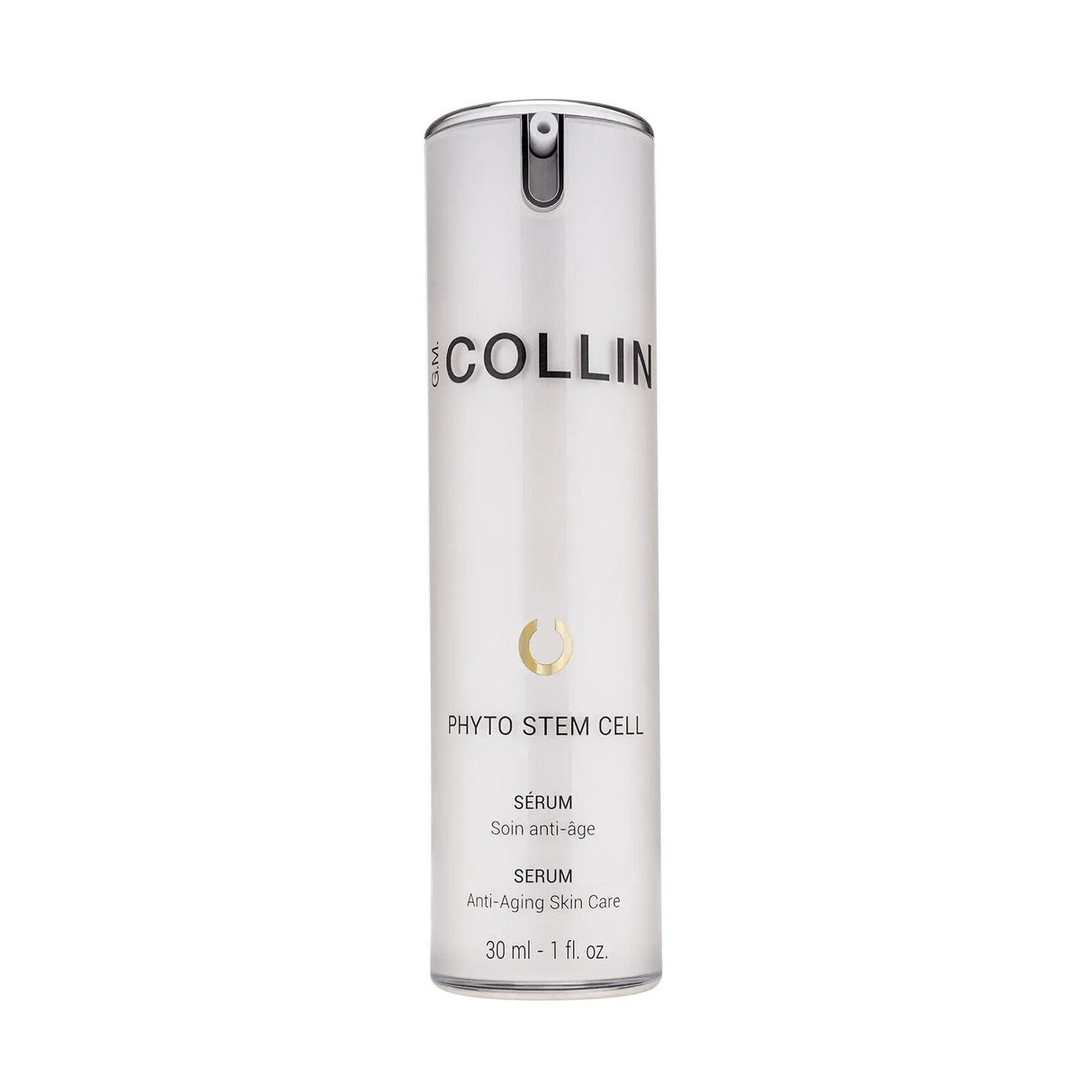 Anti-aging Phyto Stem Cell+ Serum bottle for skin firming and brightening with natural ingredients, 30ml.