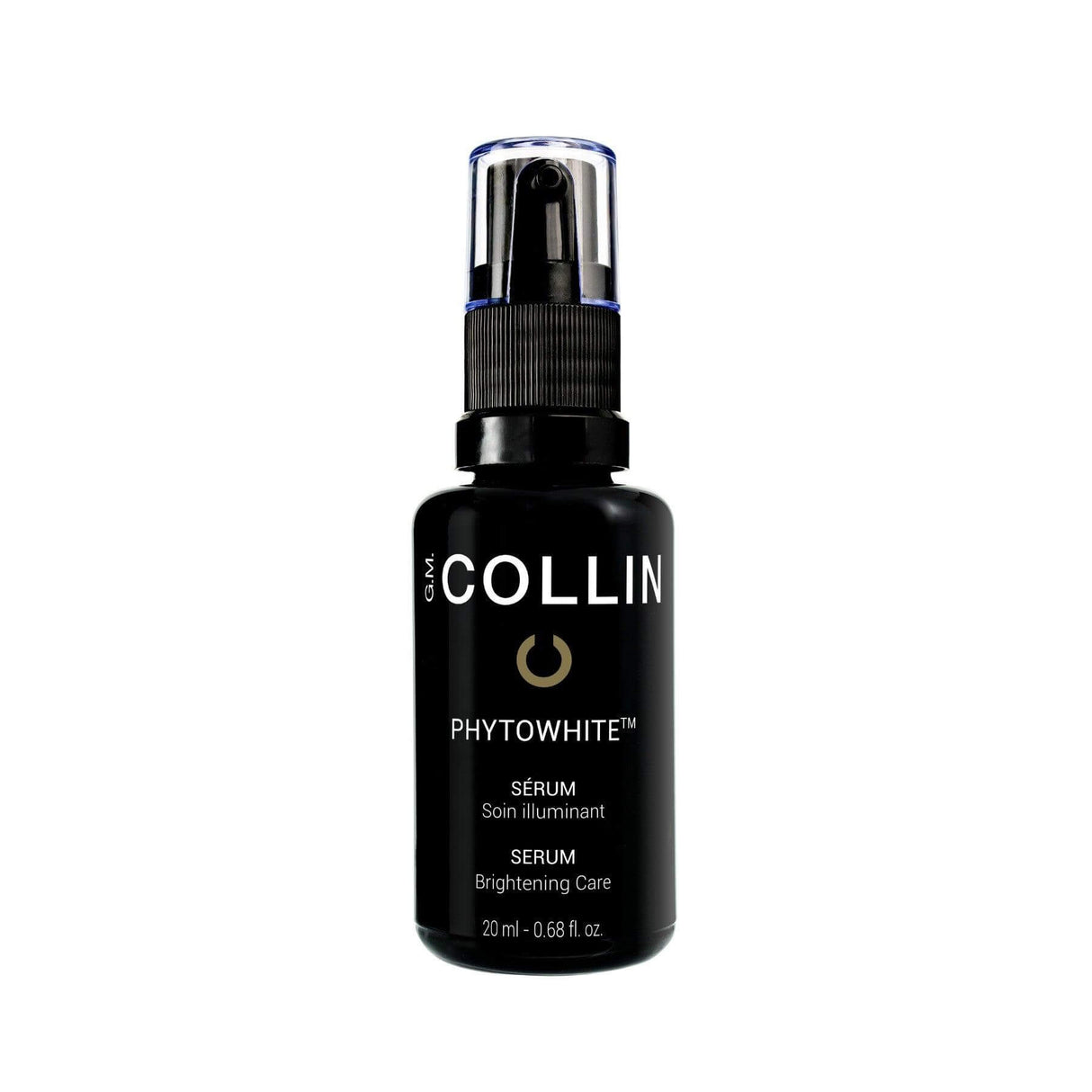 Phytowhite Dark Spot Serum for skin brightening in a black bottle, 20ml