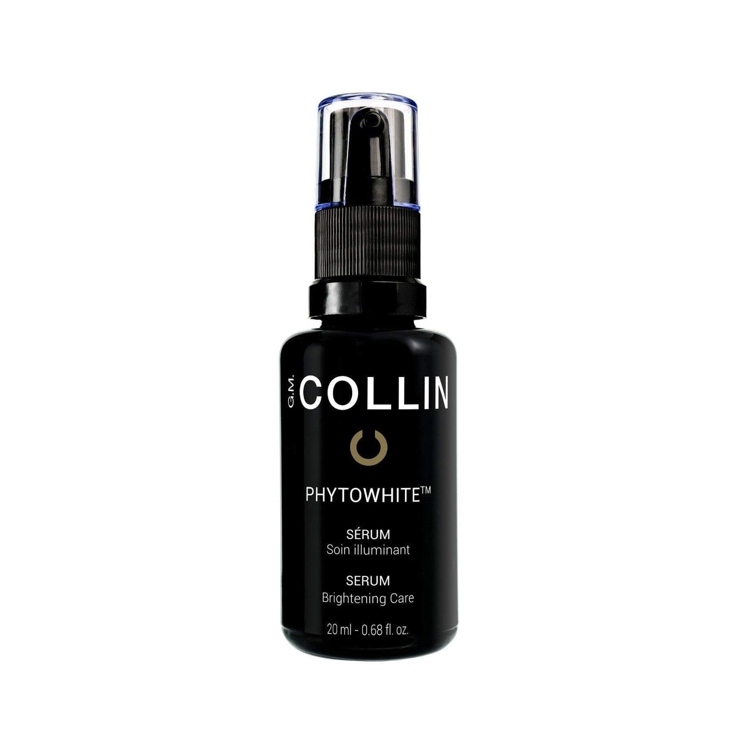 Phytowhite Dark Spot Serum for skin brightening in a black bottle, 20ml