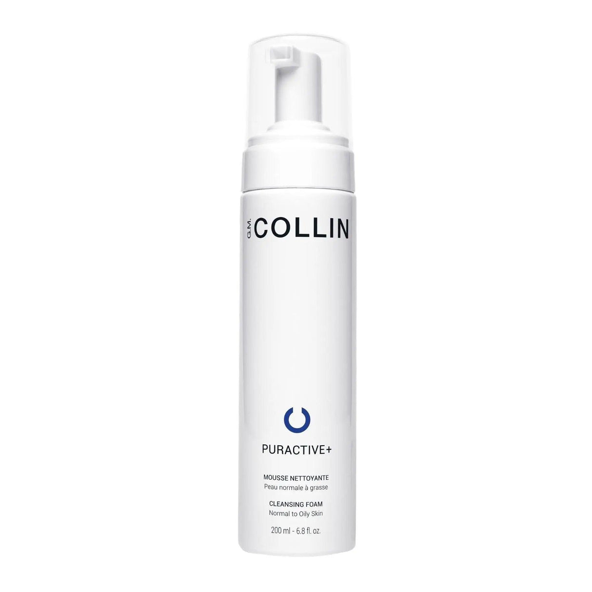 Puractive+ Cleansing Foam bottle with salicylic acid and niacinamide for pore cleansing and skin purification.