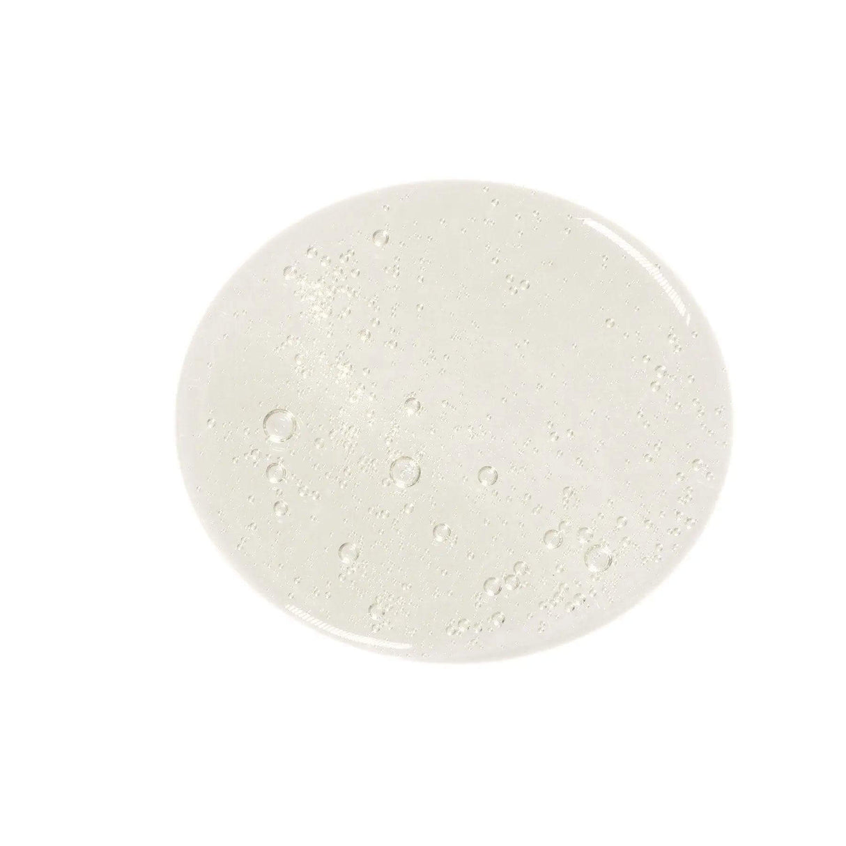 Clear texture of Puractive + Cleansing Gel showcasing gentle and natural ingredients ideal for sensitive skin cleansing.