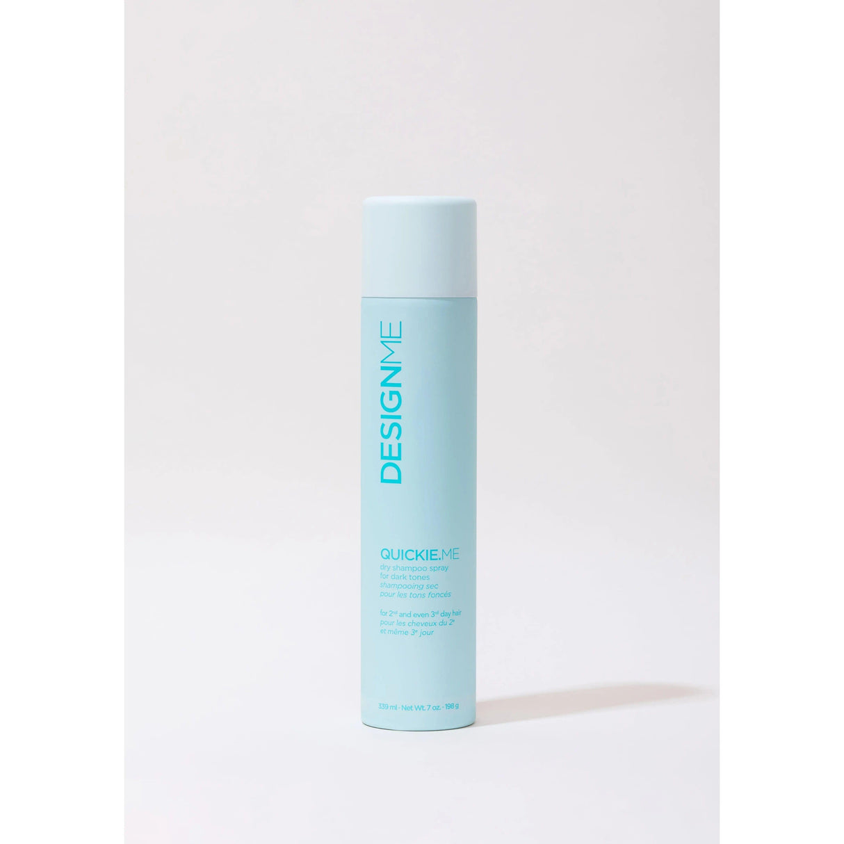 Quickie.Me Dry Shampoo For Dark Tones - 30% more, oil elimination and volume boost with translucent rice starch, 339ml.
