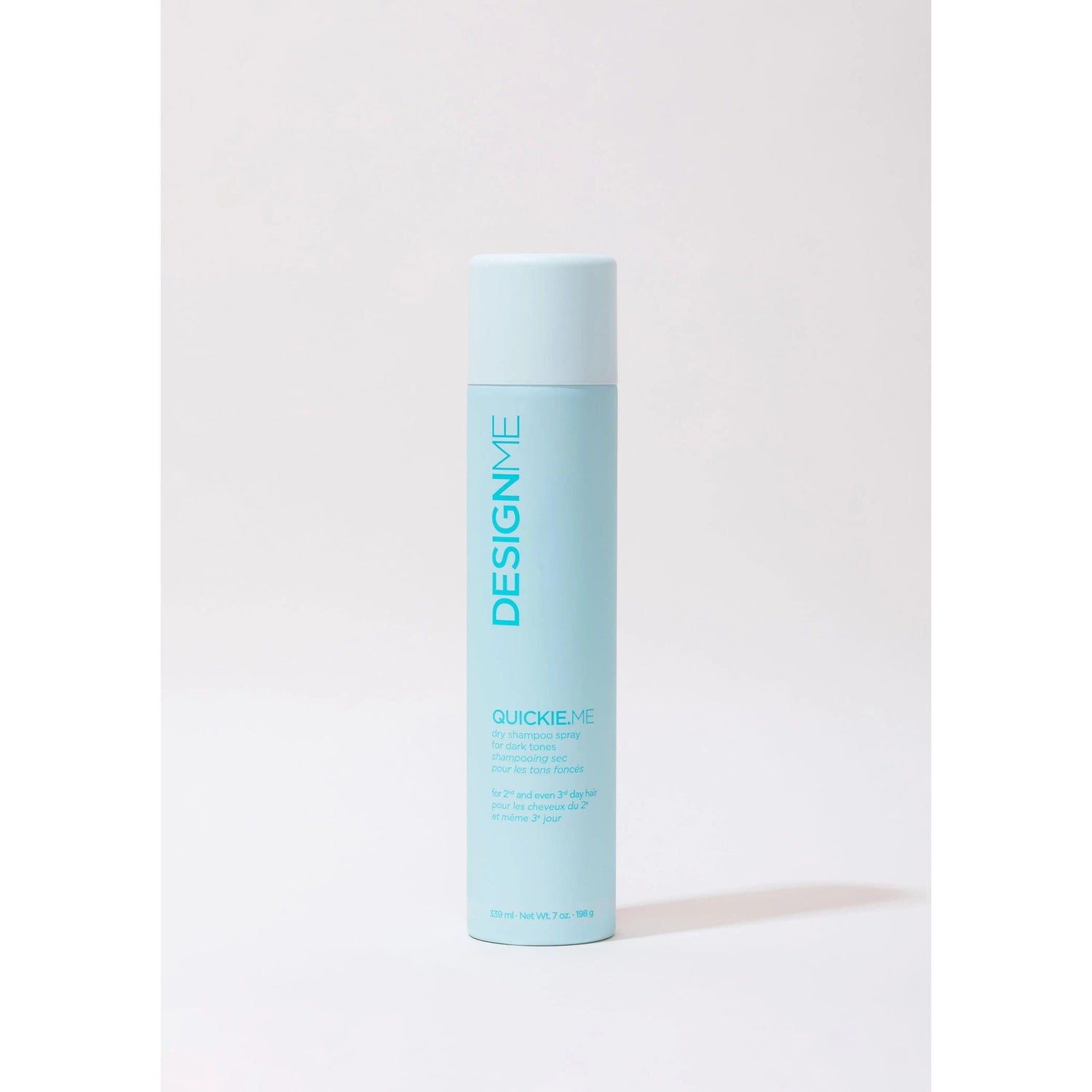 Quickie.Me Dry Shampoo For Dark Tones - 30% more, oil elimination and volume boost with translucent rice starch, 339ml.