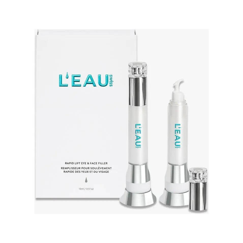Image of L'EAU Rapid Lift Eye & Face Filler skincare set for rejuvenation.