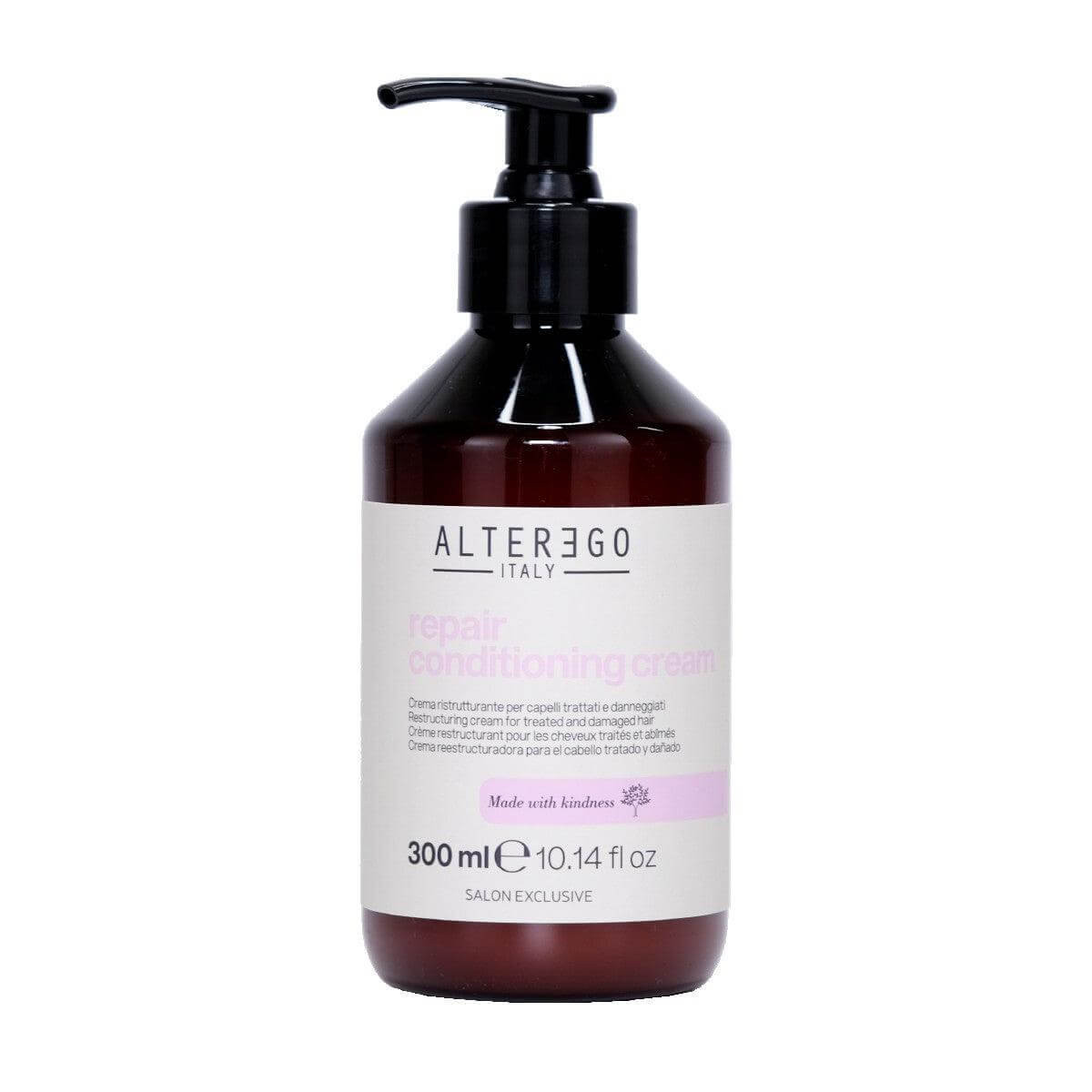 Repair Conditioning Cream bottle, provides deep nourishment and fortifies hair, free from SLES, SLS, parabens, silicones, petrolatum.