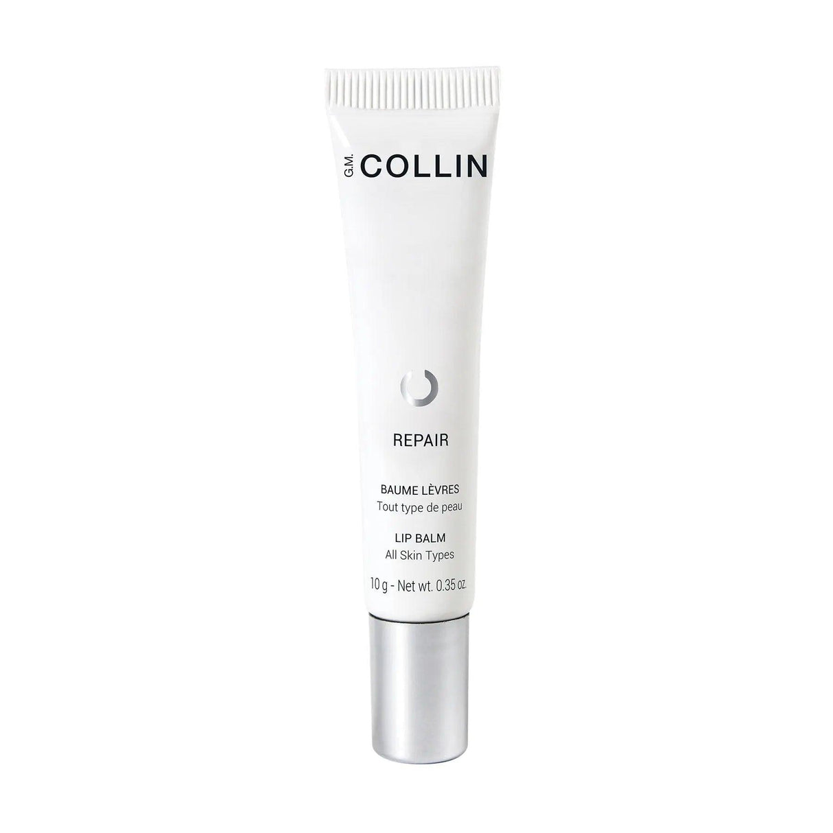 Repair Lip Balm tube for restoring and hydrating dry lips, 10g size.