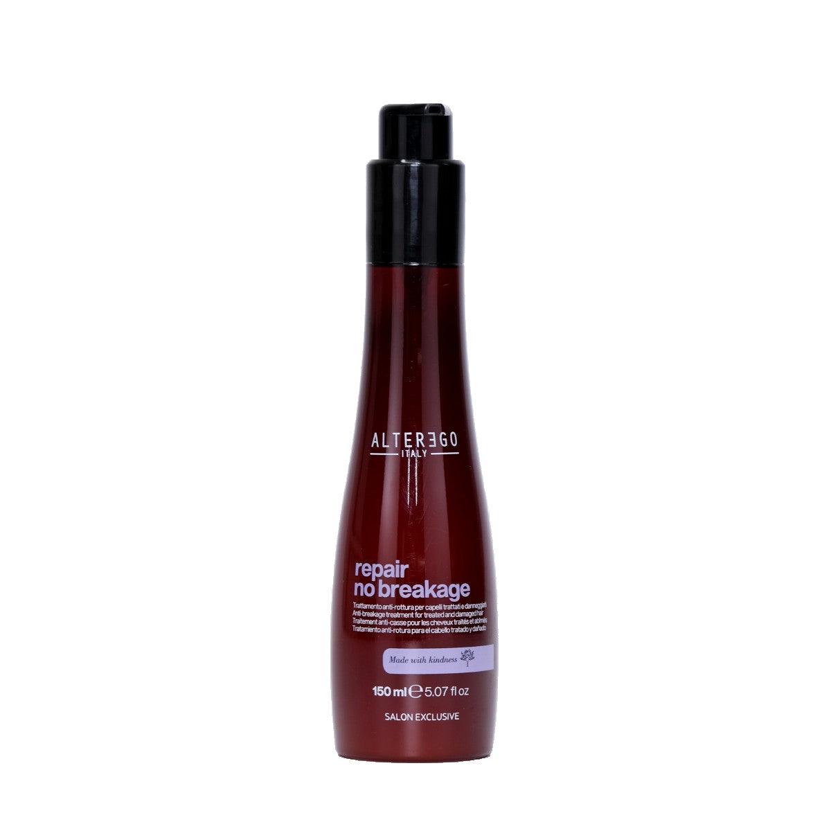Repair No Breakage hair treatment bottle for strengthening and repairing fibers, prevents split ends, SLES/SLS/paraben-free, 150ml