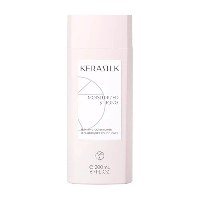 Goldwell Repairing Conditioner 200ml bottle for damaged hair, revitalizes and smooths for all hair types and textures.