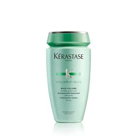 Kerastase Resistance Bain Volumifique Shampoo bottle for fine, flat hair, enhancing volume and fullness gently.