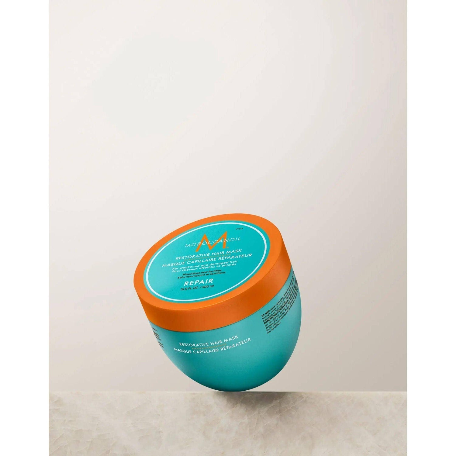Restorative Repair Hair Mask for damaged hair, enriched with proteins for moisture, shine, and repair of brittle, dry hair.