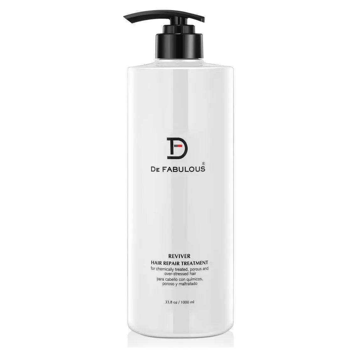 Reviver Hair Repair Treatment for damaged hair with Vitamin E and natural extracts, 1000 ml bottle.