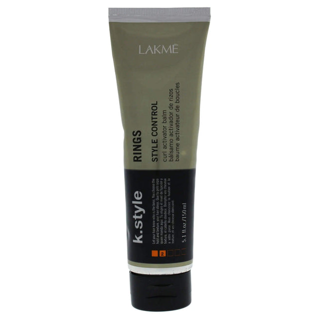 Lakme k.style Rings Curl Activator Balm tube for curls and frizz control, 150ml.