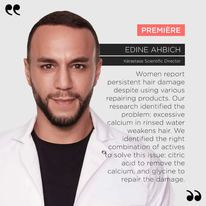 Expert discusses solutions for overcoming hair damage due to excess calcium in rinsed water.