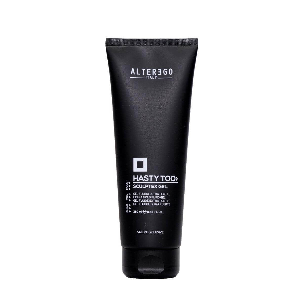 Sculptex Gel bottle for enhancing curls and adding volume, shown against a white background.