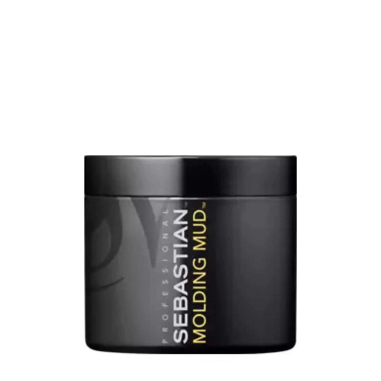 Sebastian Molding Mud fiber sculptor for remoldable hair styling in a black jar