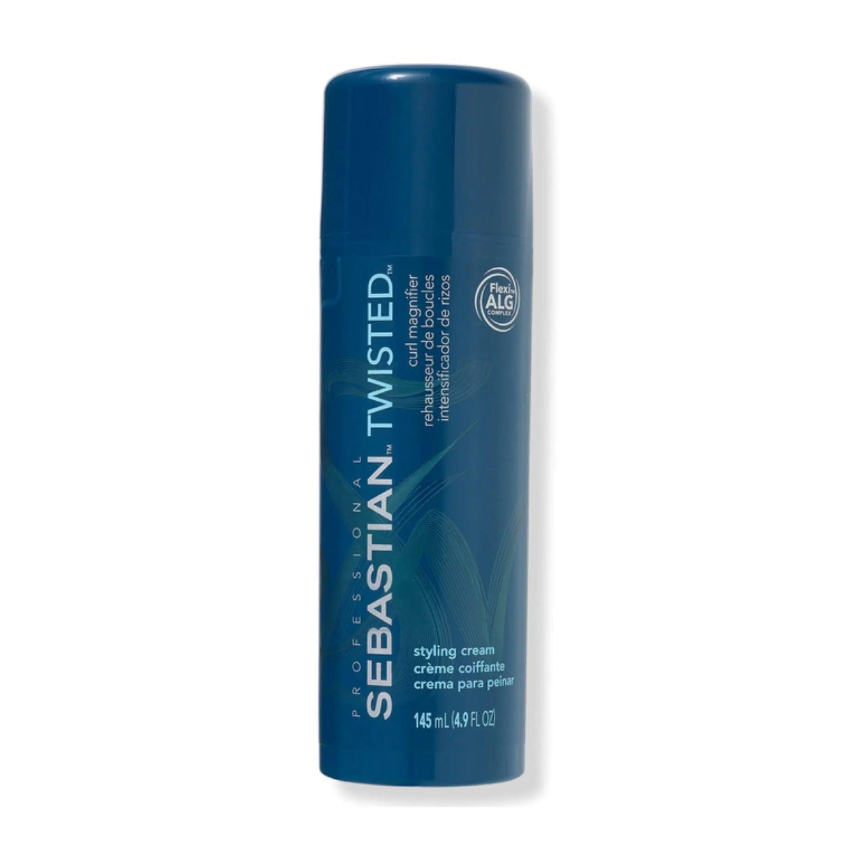 Sebastian Twisted Curl Cream bottle, enriched with Flexi-Alga Complex for defining curls, frizz control, and combating dryness.