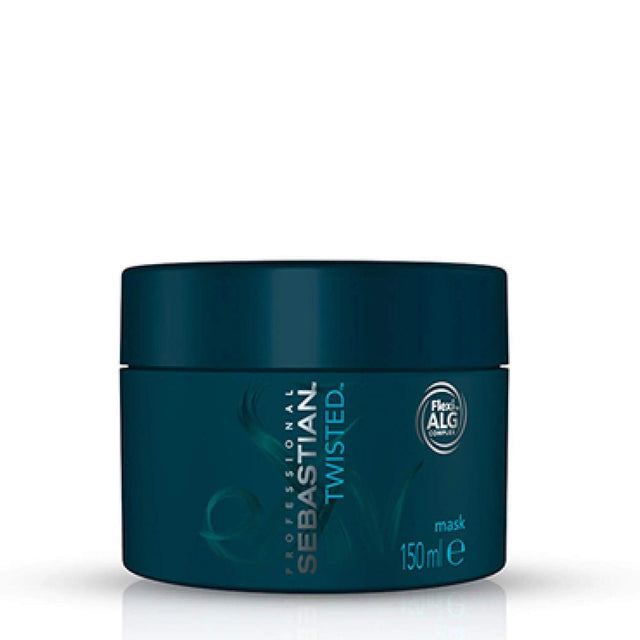 Sebastian Twisted Elastic Mask, 150ml - Hydrating treatment for curly hair to control frizz and enhance bounce.