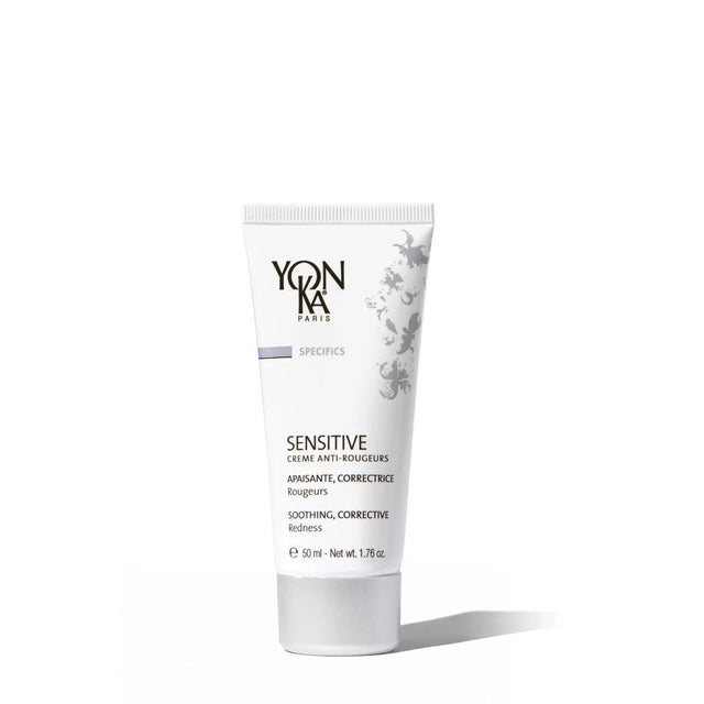 Yonka Sensitive Creme Anti-Rougeurs tube for calming redness and soothing sensitive skin.