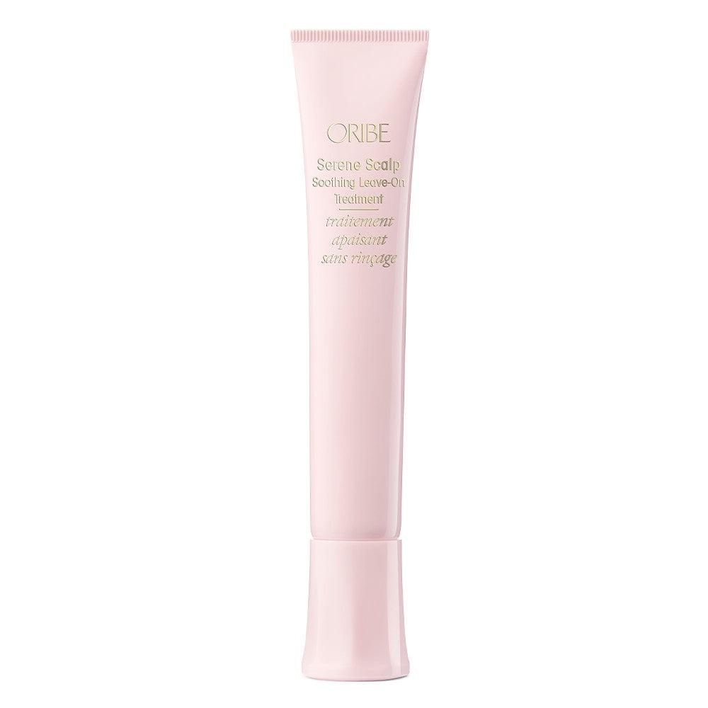 Serene Scalp Soothing Leave-On Treatment tube for dandruff relief with cooling mint and chamomile in a compact design.