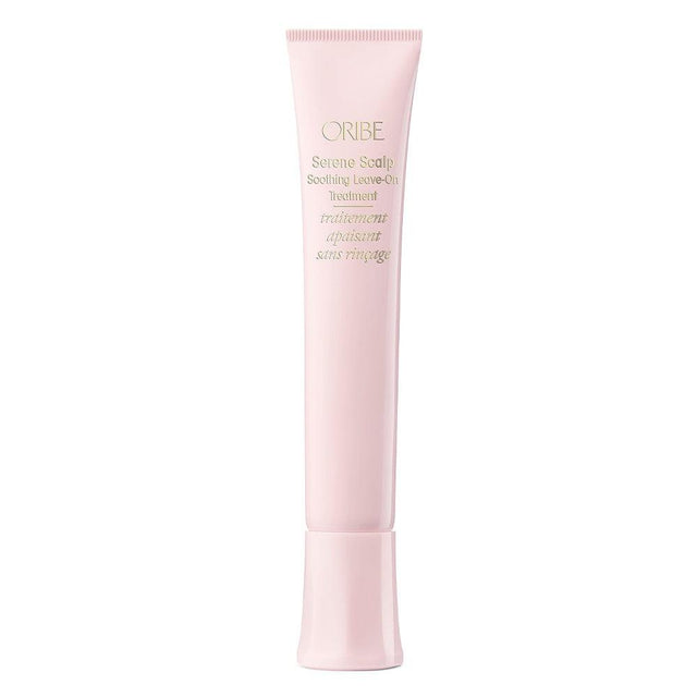 Serene Scalp Soothing Leave-On Treatment tube for dandruff relief with cooling mint and chamomile in a compact design.