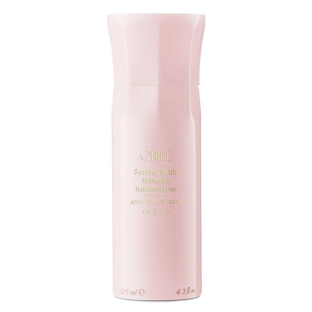 Serene Scalp Thickening Treatment Spray bottle, enhances hair density and lifts roots, 125ml size, by Oribe.