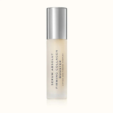 Serum Absolut Firming Booster bottle, enhances collagen, firms skin, youthful look, peptides, stem cells, vitamins, BioSuisse extracts.