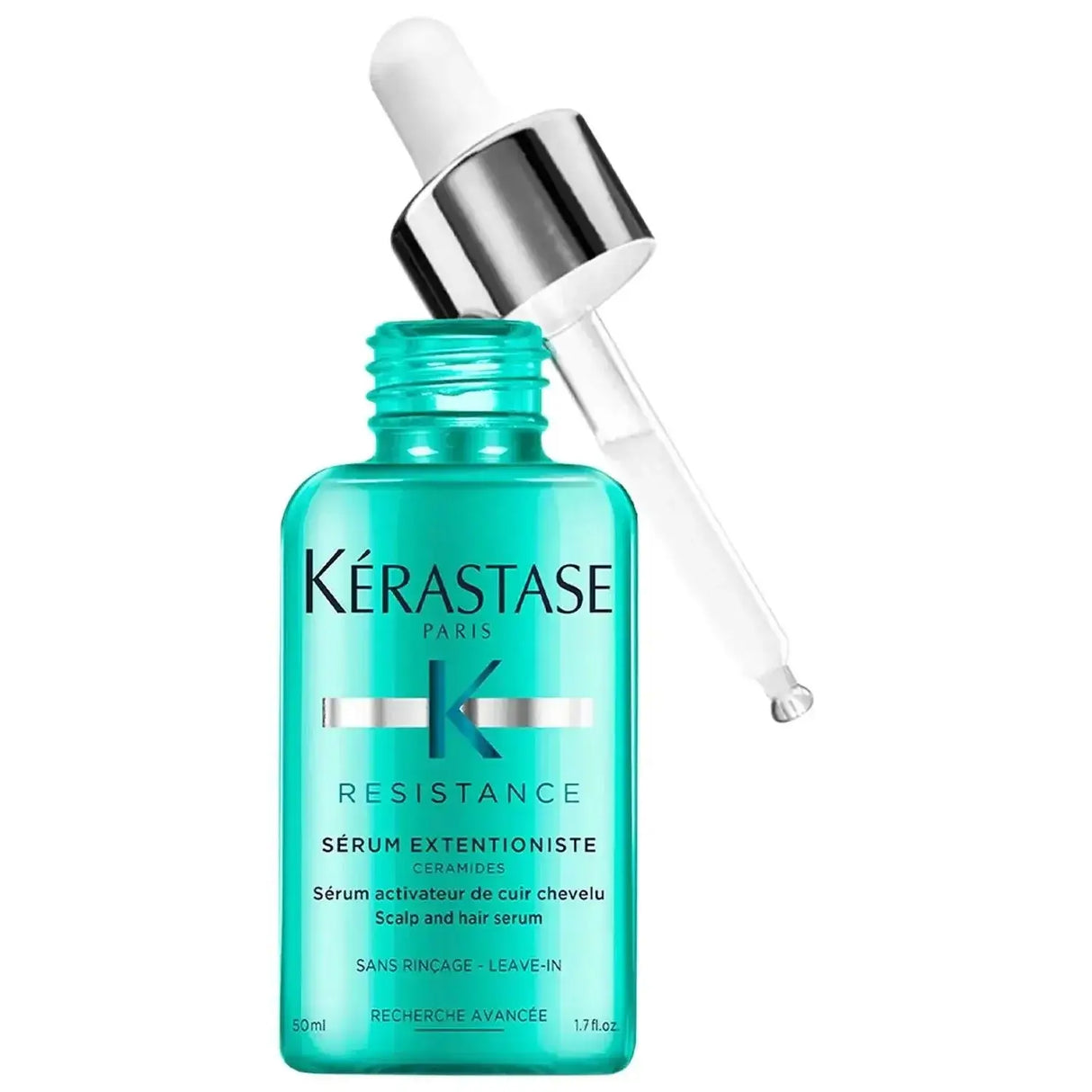 Kérastase Serum Extentioniste Bottle with Dropper for Hair Growth and Breakage Reduction