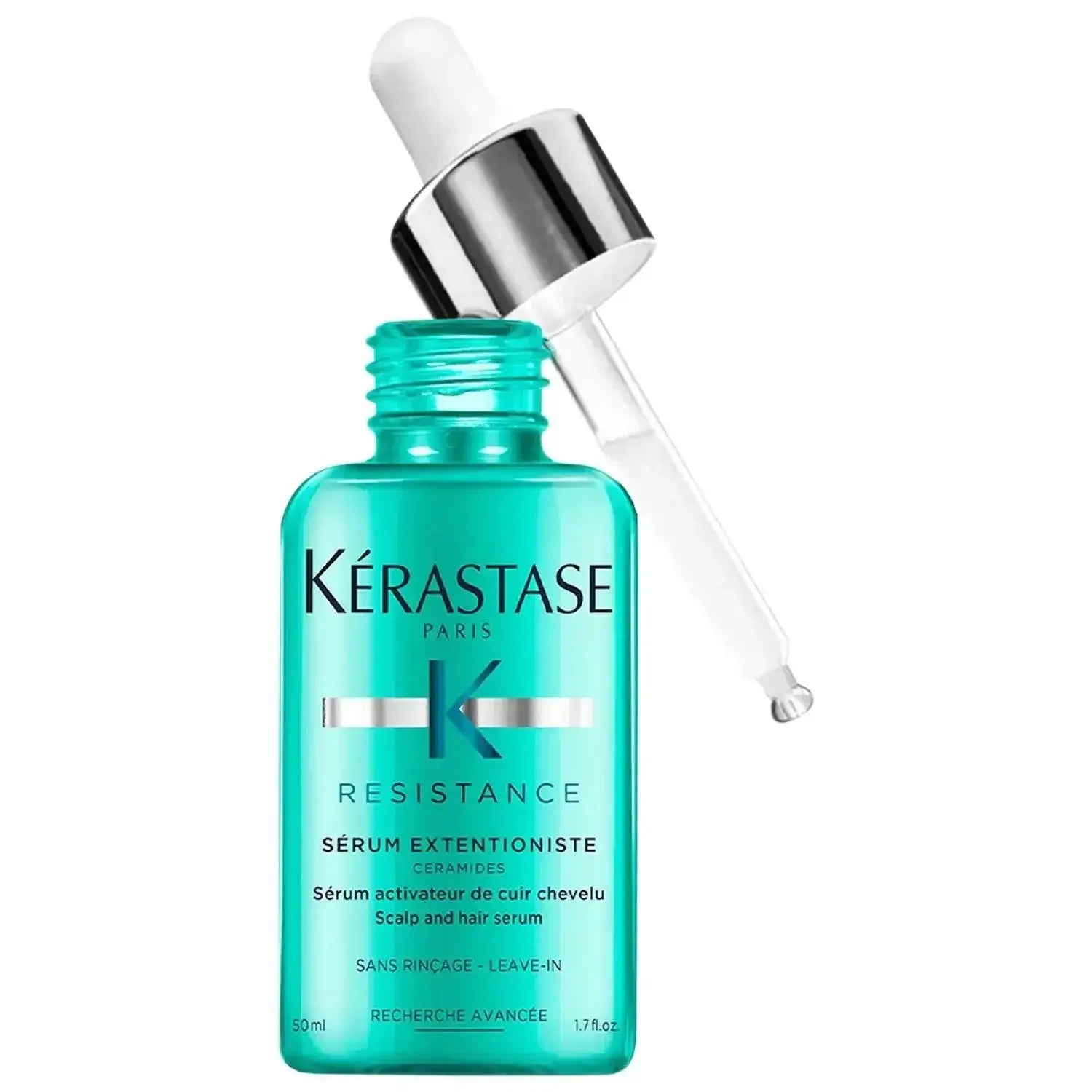 Kérastase Serum Extentioniste Bottle with Dropper for Hair Growth and Breakage Reduction