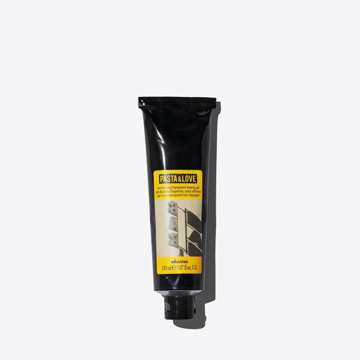 Tube of non-foaming transparent shaving gel for precision beard detailing and contouring, 150 ml.