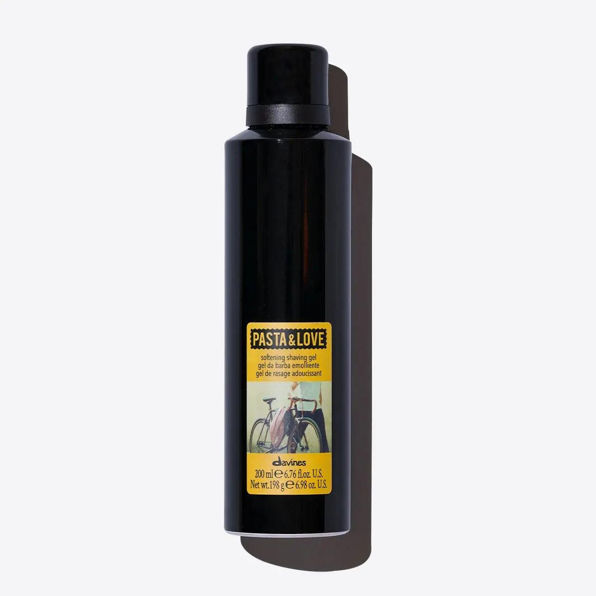 Pasta & Love Softening Shaving Gel with Alkekengi extract for gentle shave, 300ml bottle.