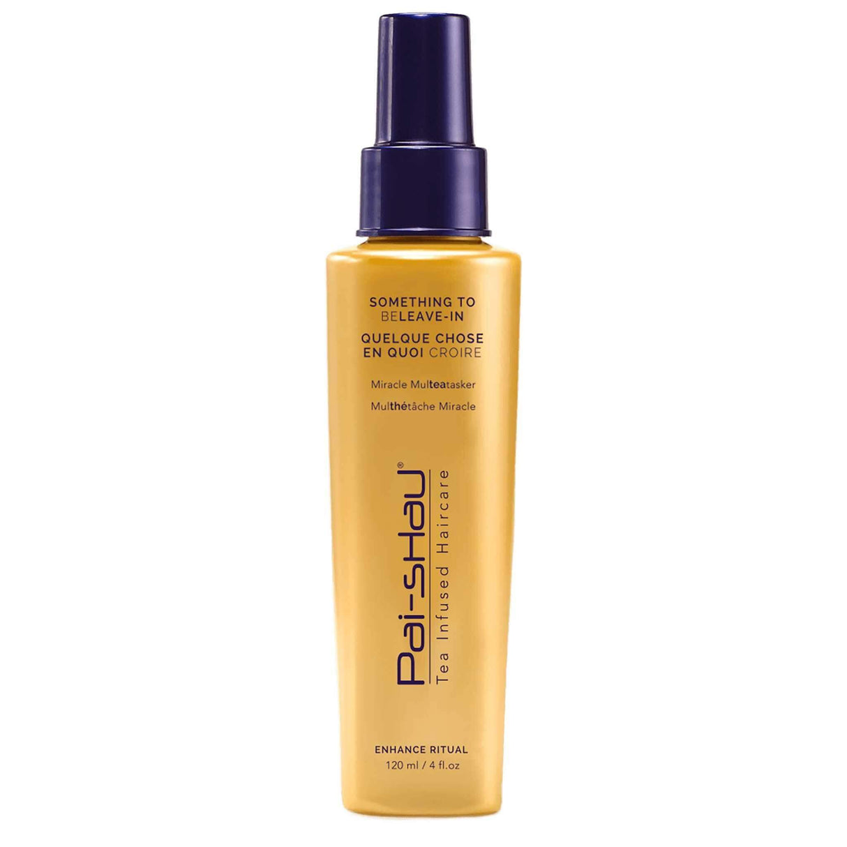 Pai Shau Something To BeLeave-In leave-in conditioner bottle with Signature Tea Complex for hydration and shine.