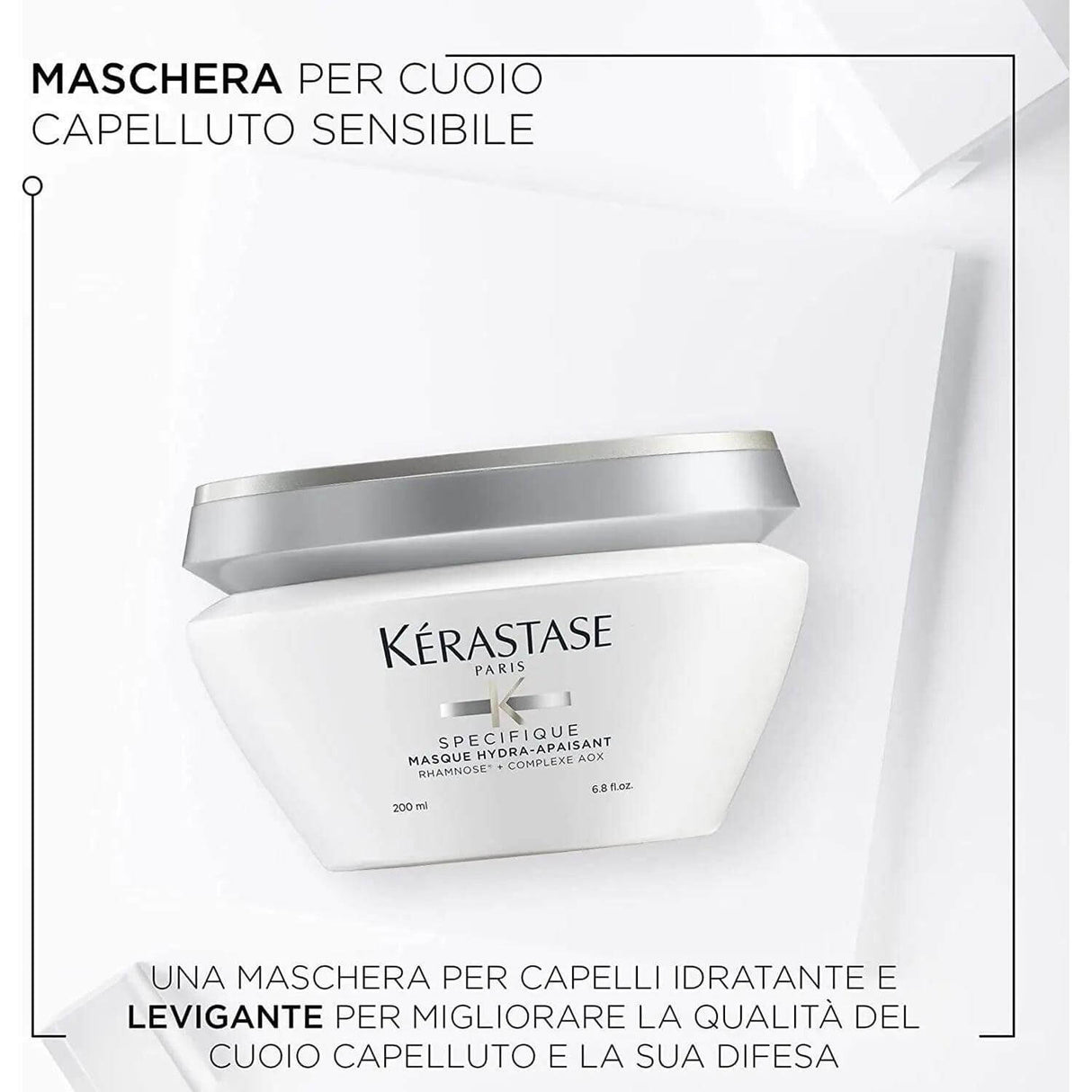 Kérastase Specifique Masque Hydra-Apaisant soothing hair mask for sensitive scalps, hydrates and calms to promote healthy hair growth.
