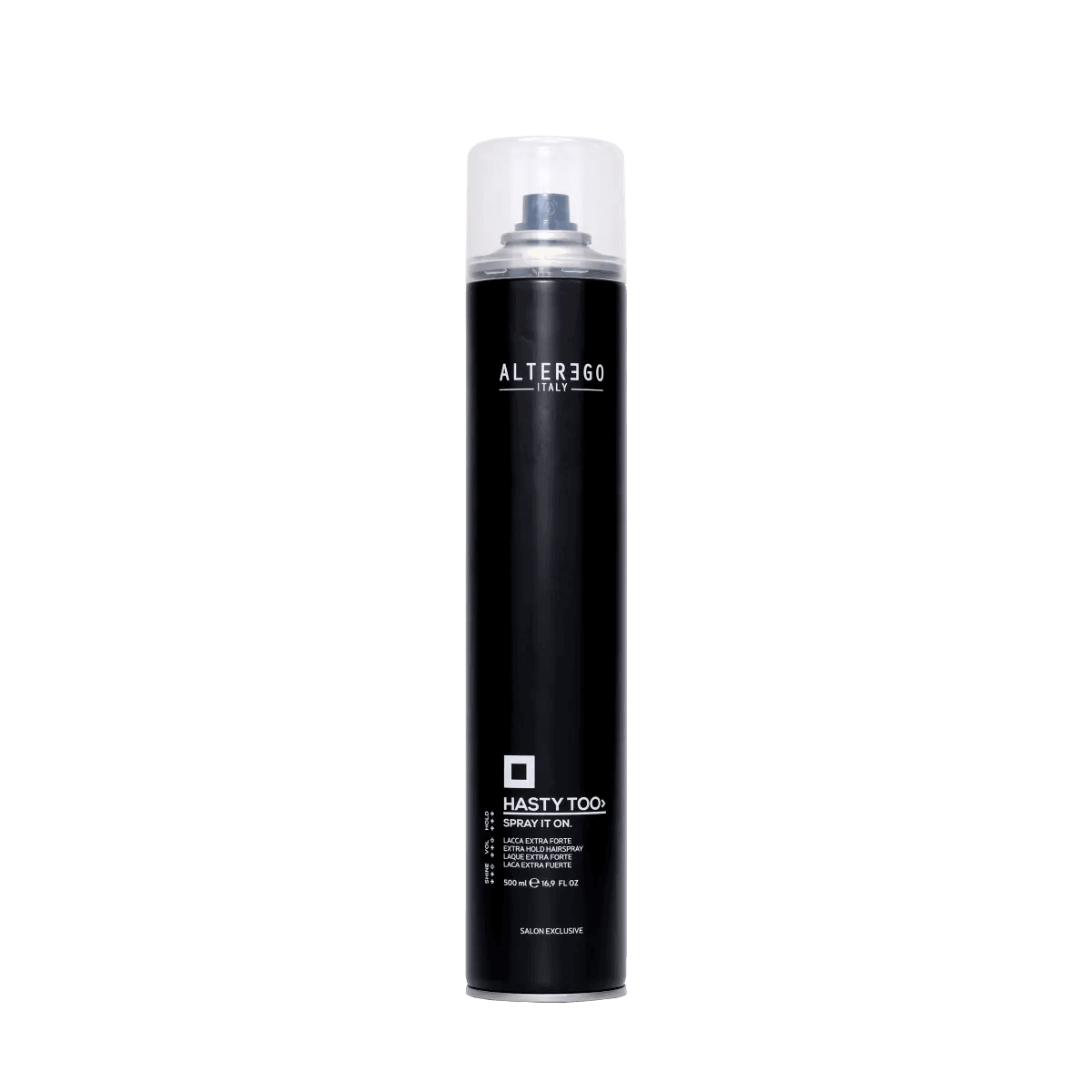 Extra Hold Spray It On Hairspray bottle for curl resilience, volume, and easy hair management.