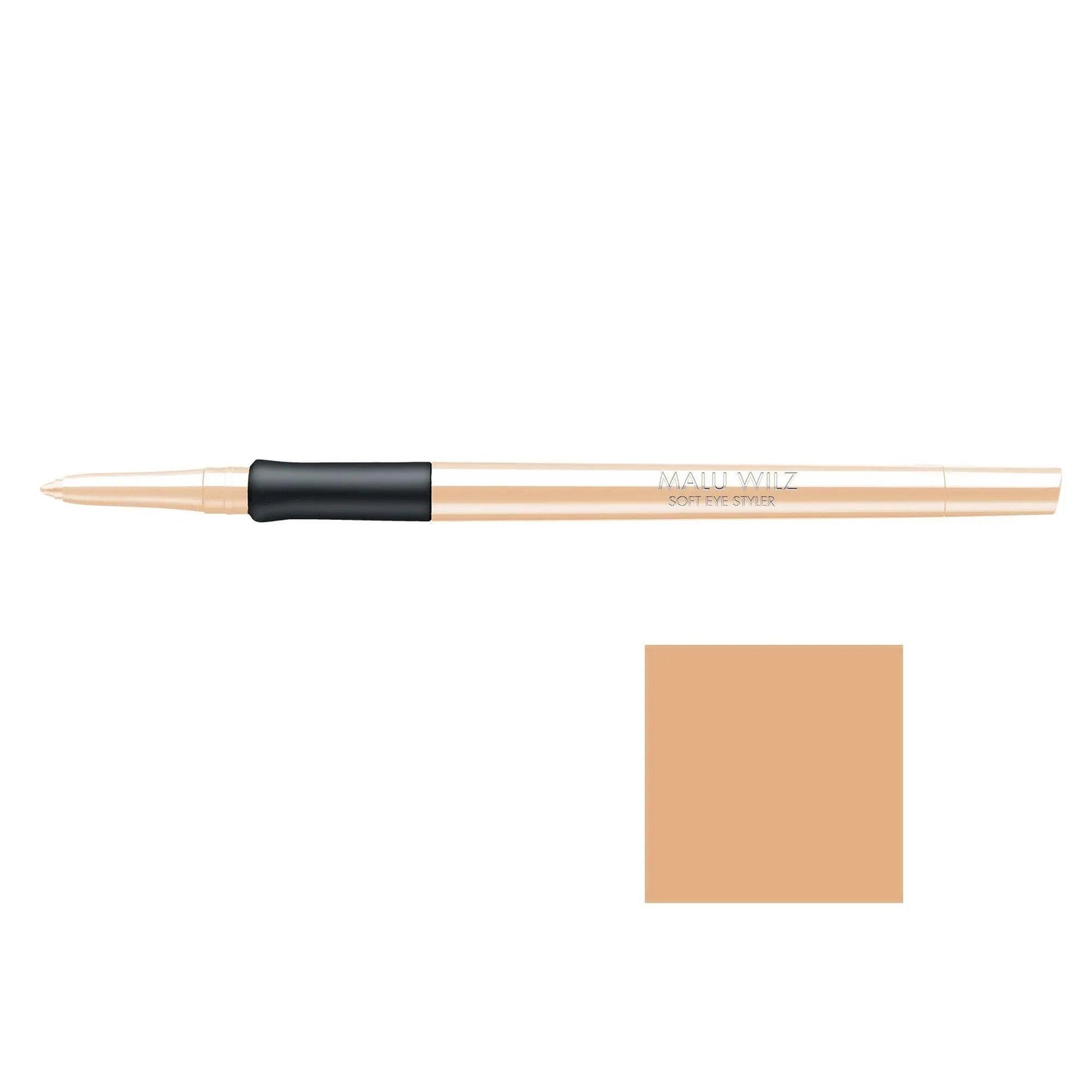 Malu Wilz Stylo Yeux Doux Eyeliner Pencil in beige shade, soft application for eye makeup enhancement, 1g