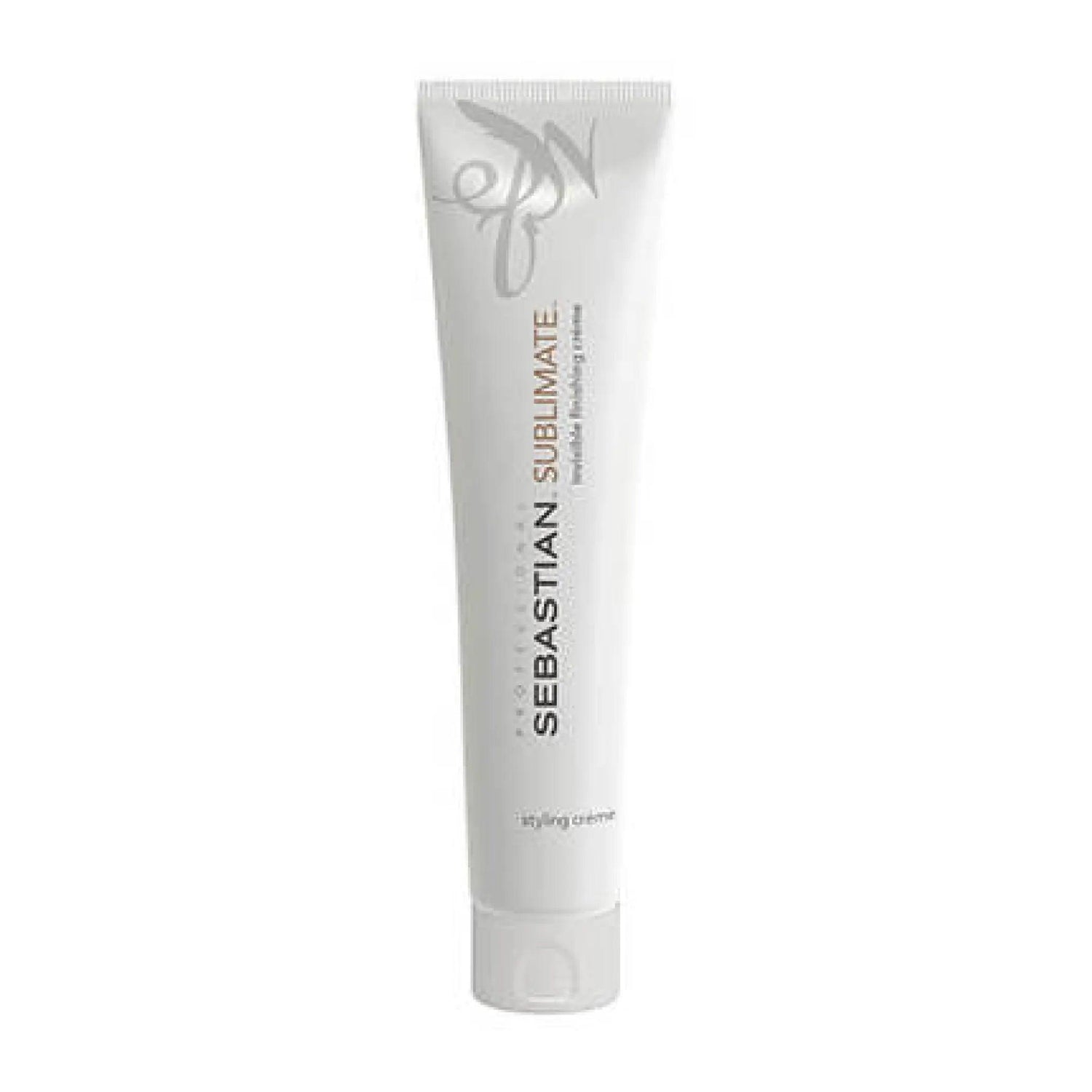 Sebastian Professional Sublimate Invisible Finishing Cream tube for frizz control and smooth hair.