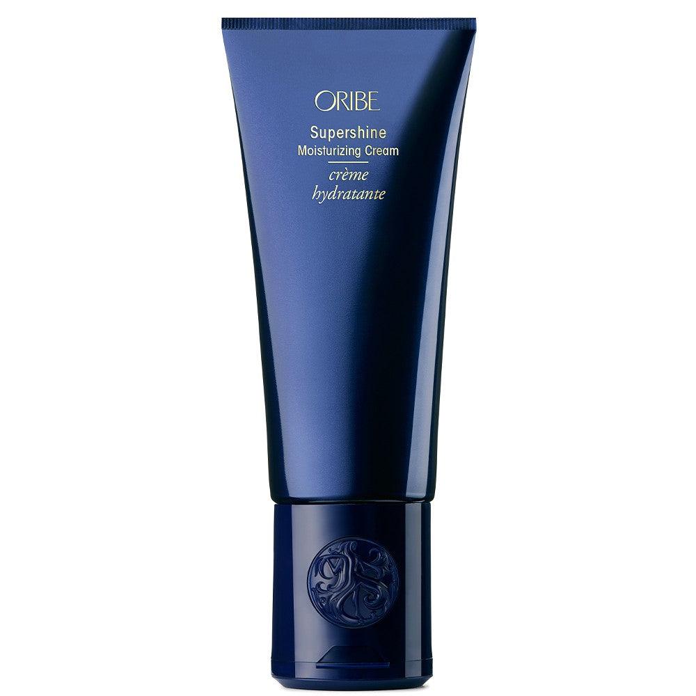 Supershine Moisturizing Cream tube for glossy, residue-free hair shine and support.