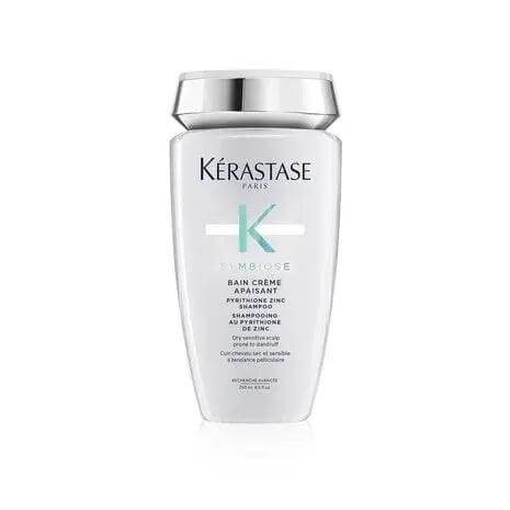 Kerastase Symbiose Bain Crème Apaisant mild cleansing shampoo for soothing sensitive scalps, suitable for all hair types and textures.