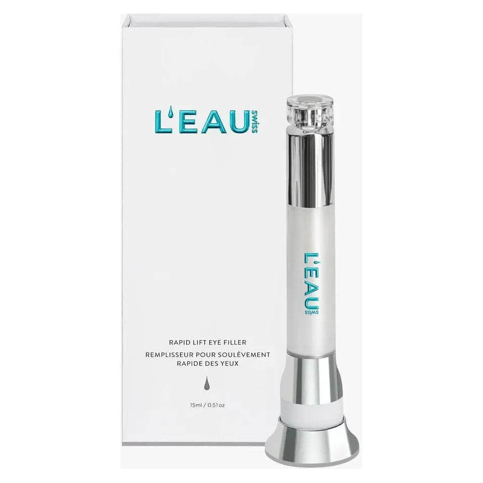 L'Eau Swiss Syringe Instant Eye Filler with Apple stem cells for reducing wrinkles and fine lines around the eyes.