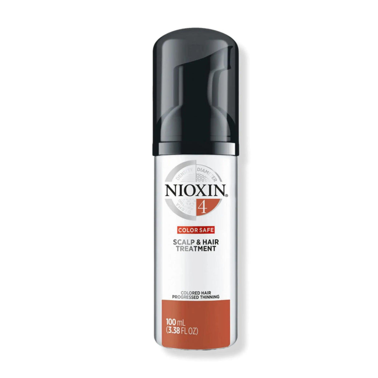 Nioxin System 4 Scalp & Hair Treatment for Color Treated Hair with Progressed Thinning, 100ml bottle